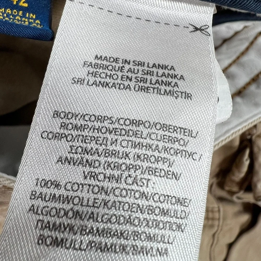 Polo Ralph‎ Lauren Cargo Shorts Mens Size 42 Casual Comfort Baggy Outdoor Prep